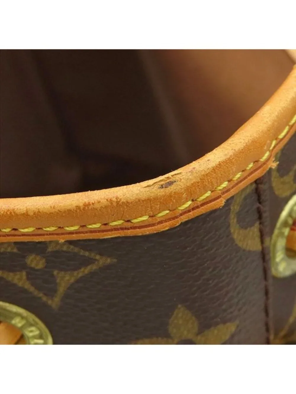 Louis Vuitton Backpack Sac de Bosfort Monogram Canvas Gold